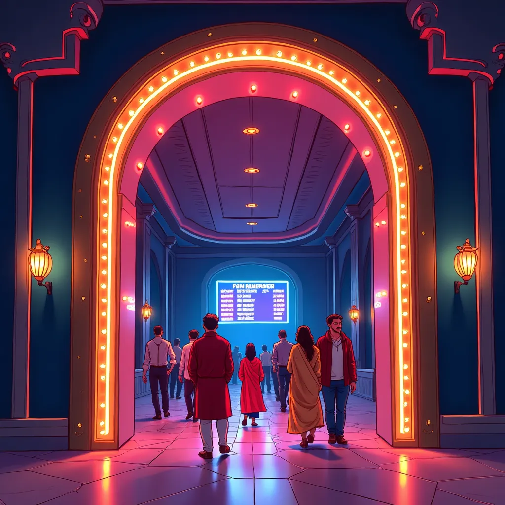 bigboost live casino hero background with neon dealer tables